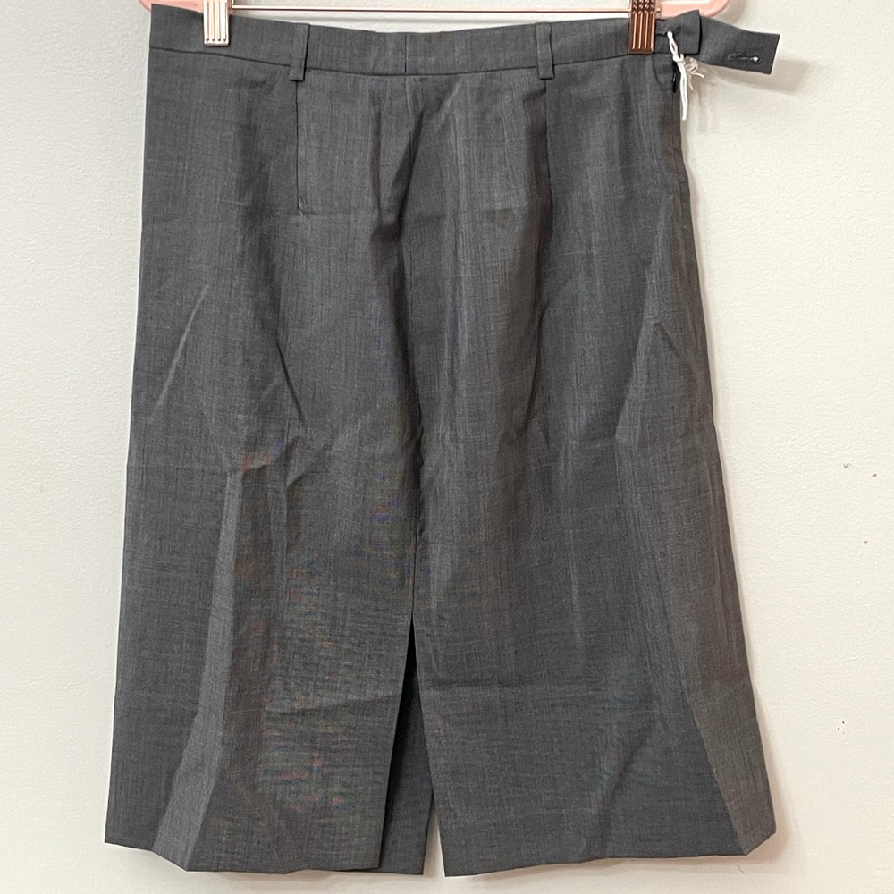 Escada Charcoal Gray Dress Skirt - Sleek Professional Look